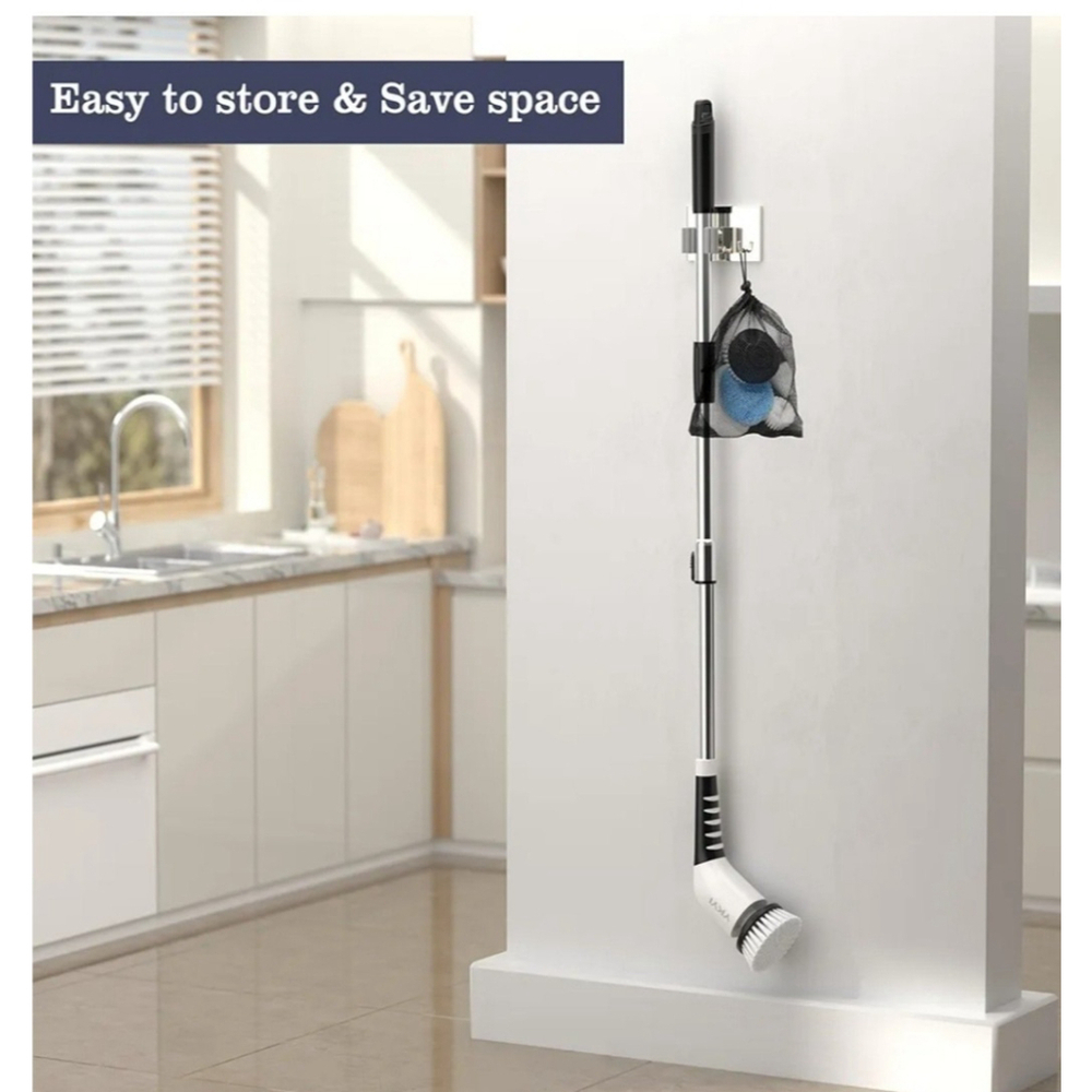 Electric Spin Scrubber, Cordless Cleaning Brush with 8 Replaceable Brush… - Picture 6 of 10